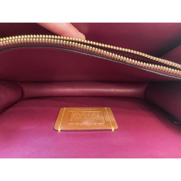 Coach Troupe Crossbody Signature Canvas D2080-70490 EUC Convertible - Picture 8 of 10